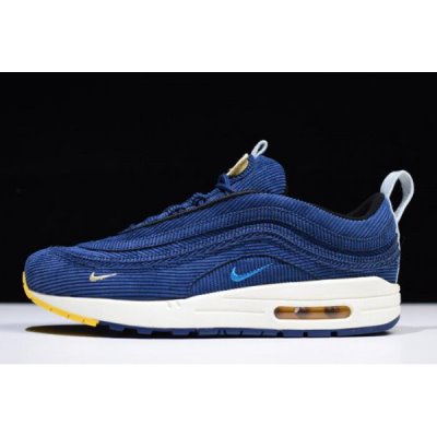 Nike Erkek Air Max 1/97 Vf Kraliyet Mavisi / Sarı Koşu Ayakkabısı Türkiye - 8Q4OYVO5